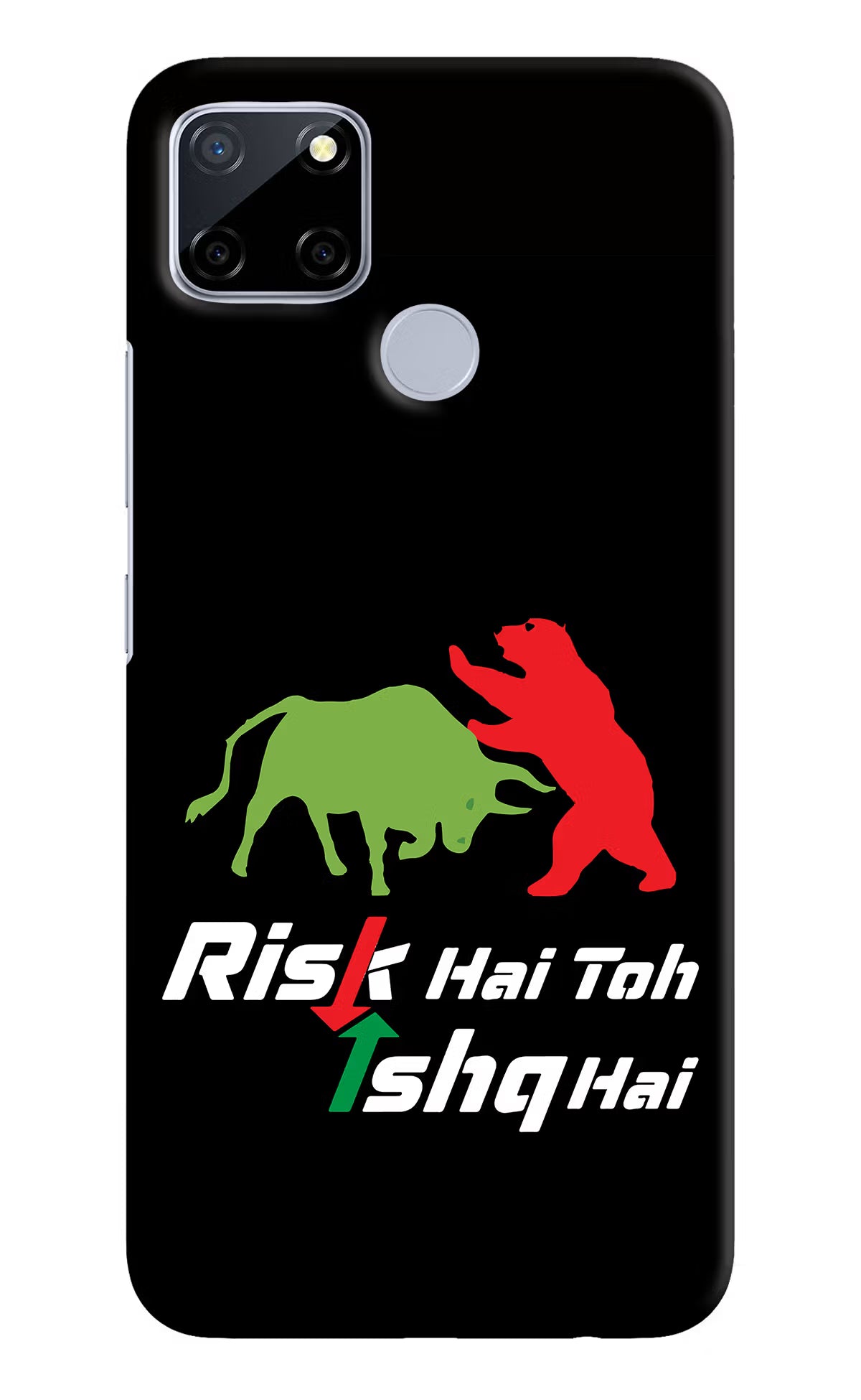 Risk Hai Toh Ishq Hai Realme C12/Narzo 20 Hard Case Back Cover by Casekaro