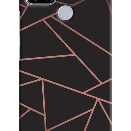 Geometric Pattern Realme C12/Narzo 20 Hard Case Back Cover by Casekaro