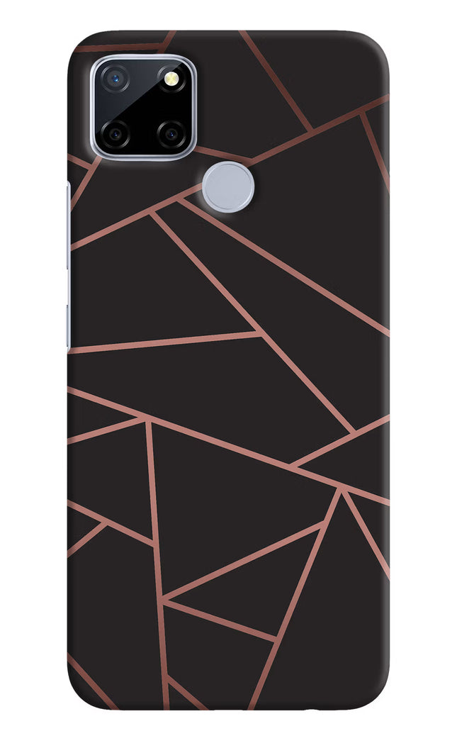 Geometric Pattern Realme C12/Narzo 20 Hard Case Back Cover by Casekaro