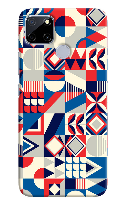 Colorful Pattern Realme C12/Narzo 20 Hard Case Back Cover by Casekaro