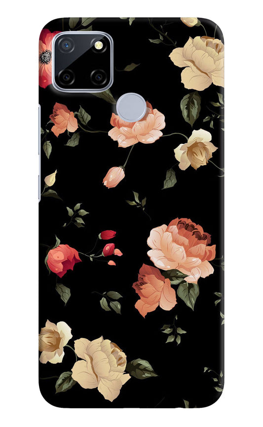 Flowers Realme C12/Narzo 20 Hard Case Back Cover by Casekaro