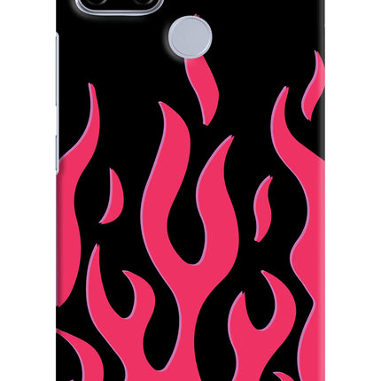 Fire Flames Realme C12/Narzo 20 Hard Case Back Cover by Casekaro