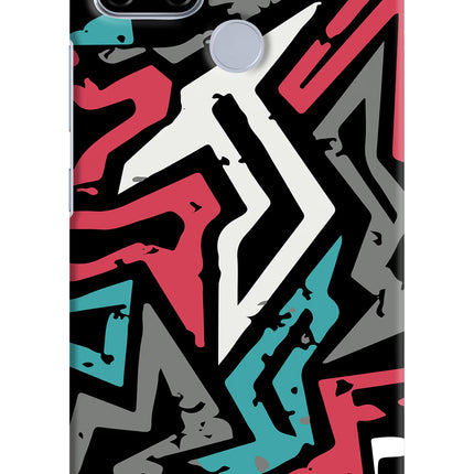 Geometric Graffiti Realme C12/Narzo 20 Hard Case Back Cover by Casekaro