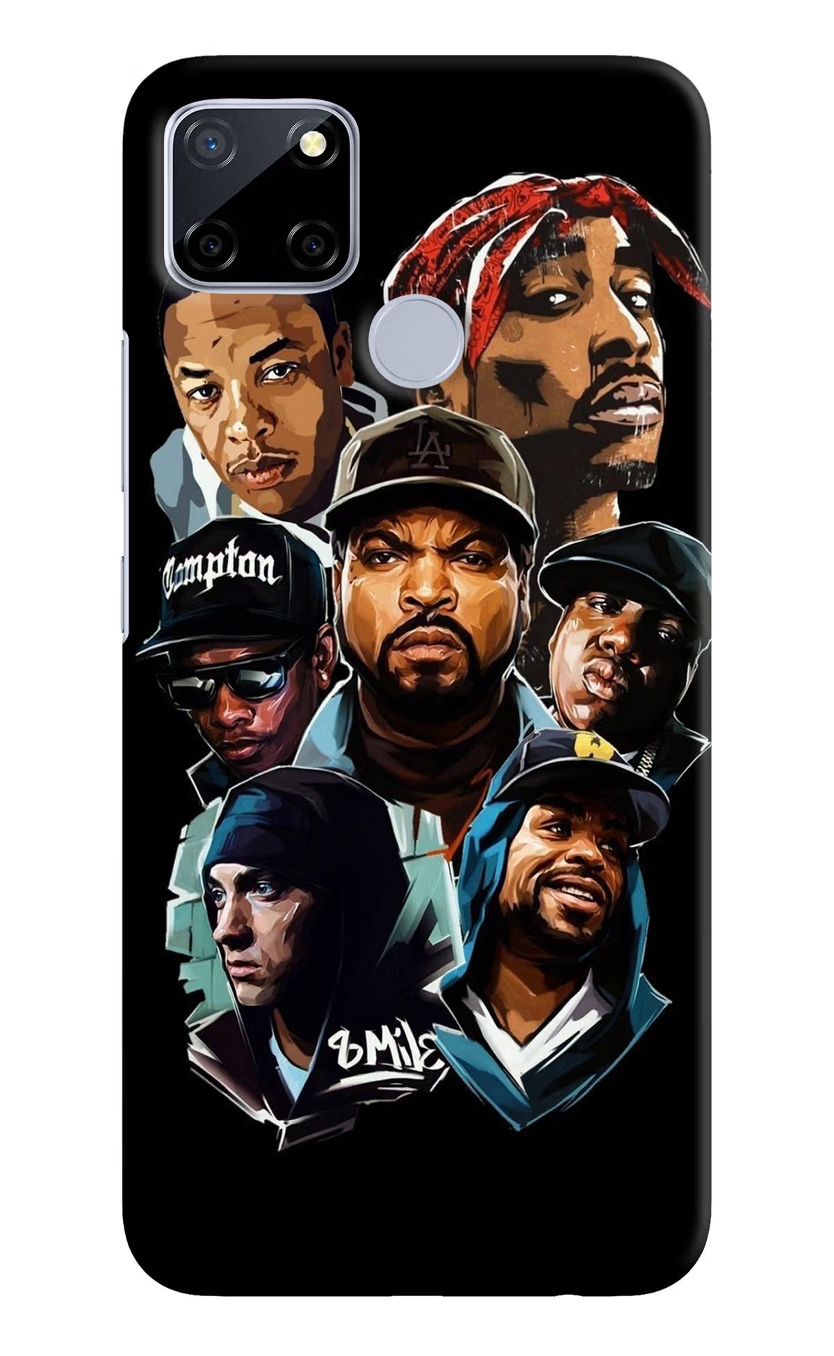 Rappers Realme C12/Narzo 20 Hard Case Back Cover by Casekaro