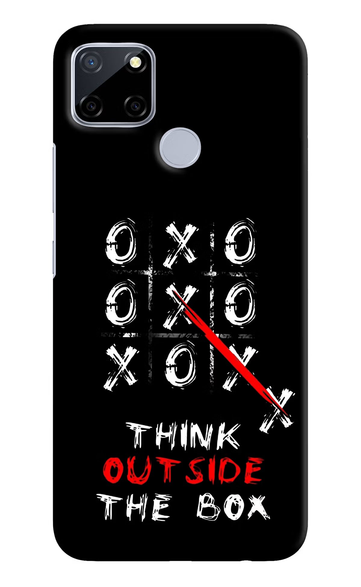 Think out of the BOX Realme C12/Narzo 20 Hard Case Back Cover by Casekaro