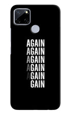 Again Again Gain Realme C12/Narzo 20 Hard Case Back Cover by Casekaro