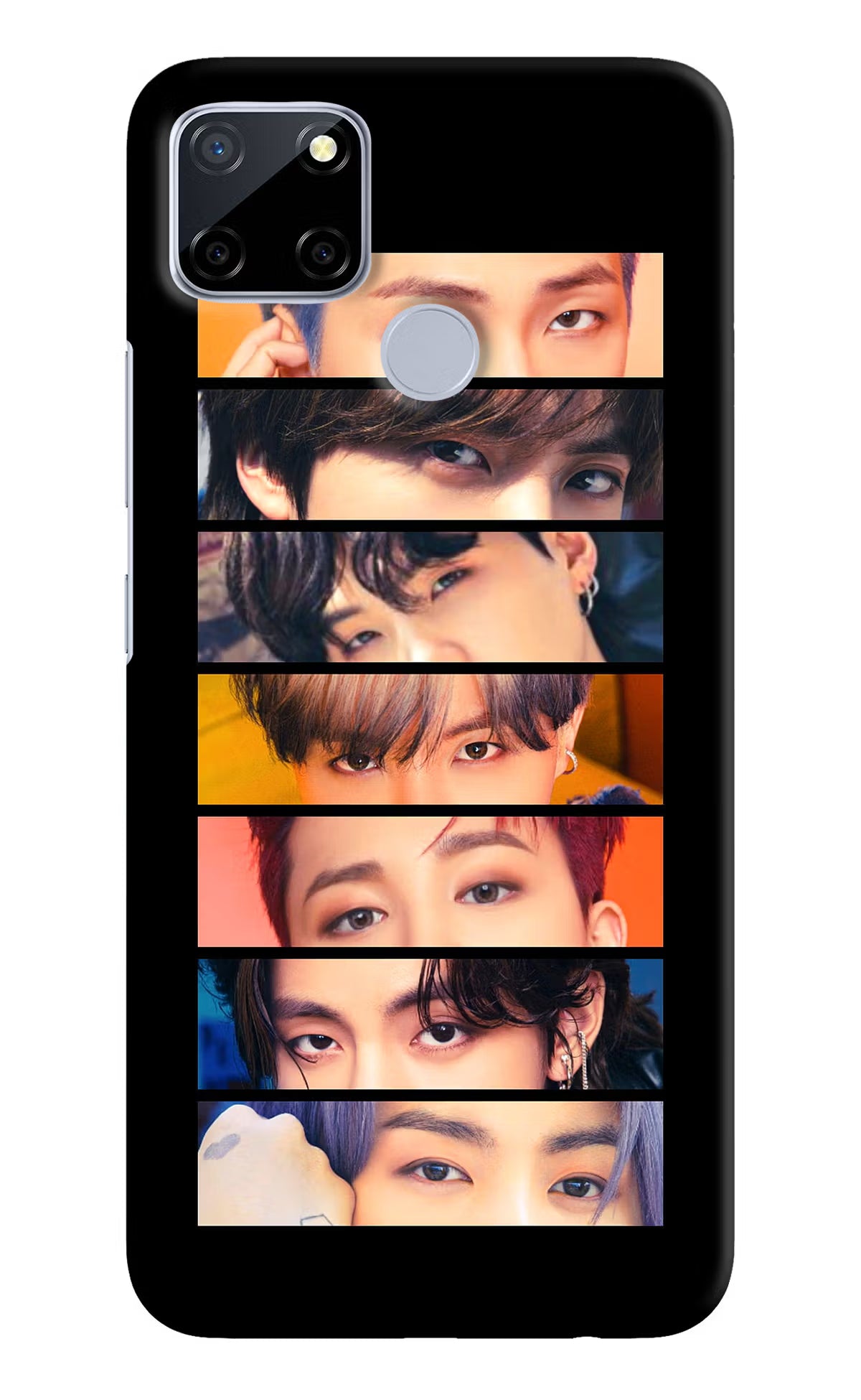 BTS Eyes Realme C12/Narzo 20 Hard Case Back Cover by Casekaro
