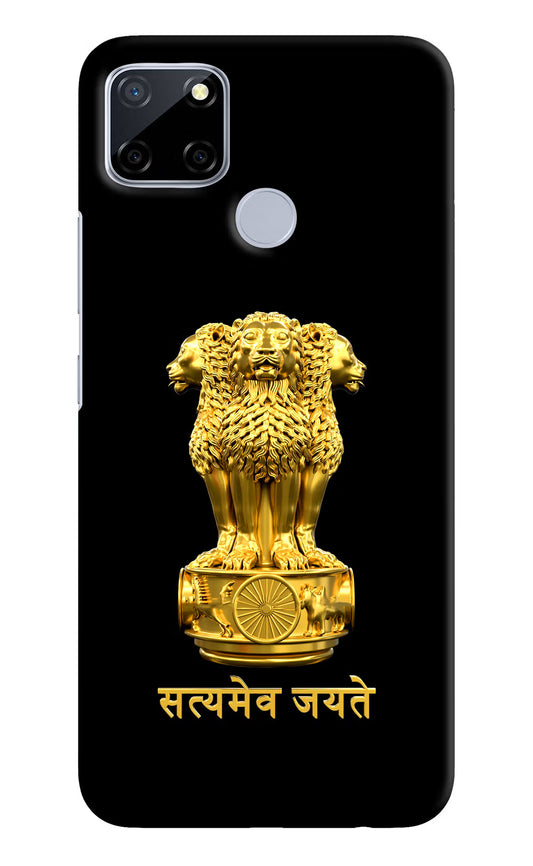 Satyamev Jayate Golden Realme C12/Narzo 20 Hard Case Back Cover by Casekaro