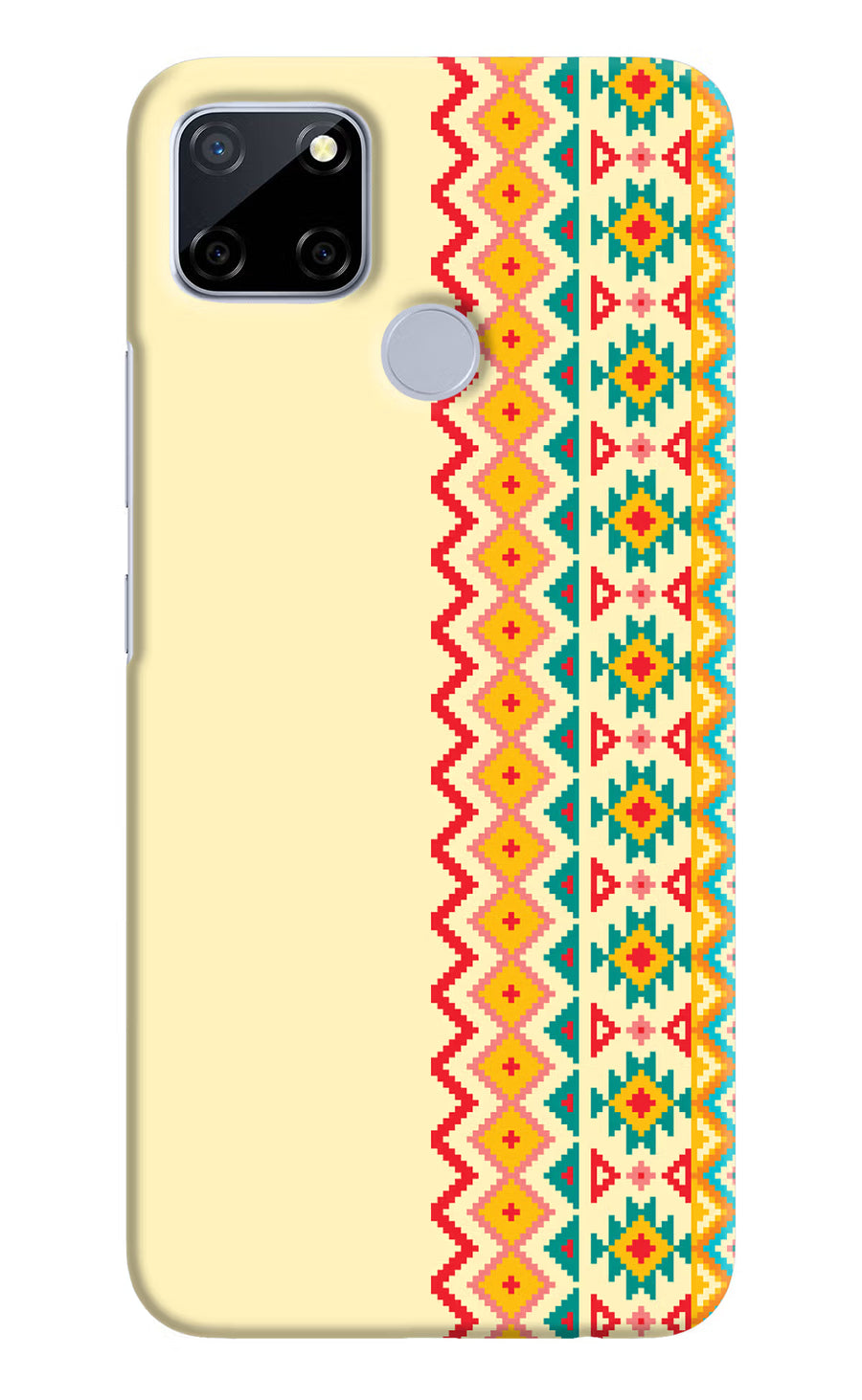 Ethnic Seamless Realme C12/Narzo 20 Back Cover, Hard case