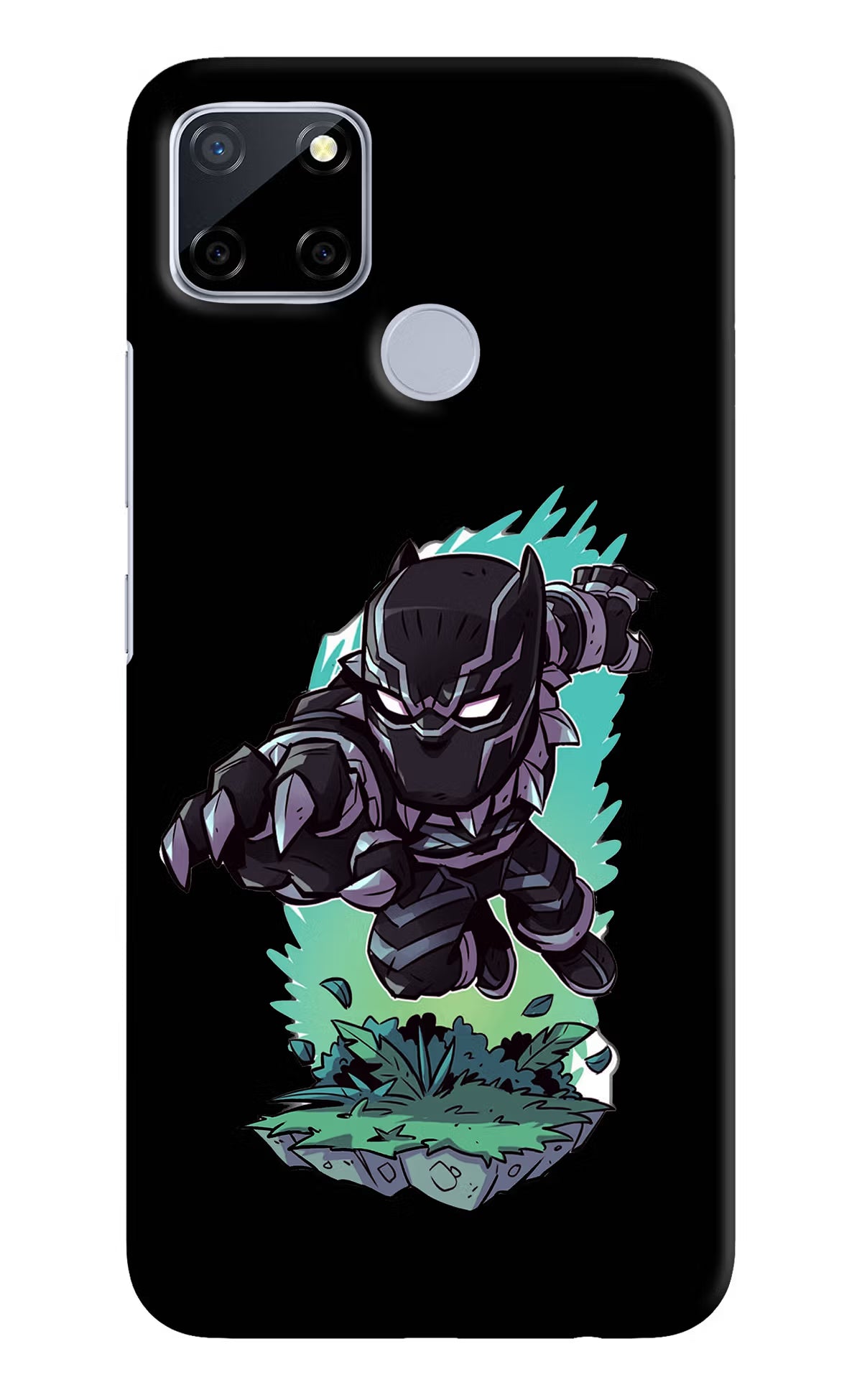 Black Panther Realme C12/Narzo 20 Hard Case Back Cover by Casekaro