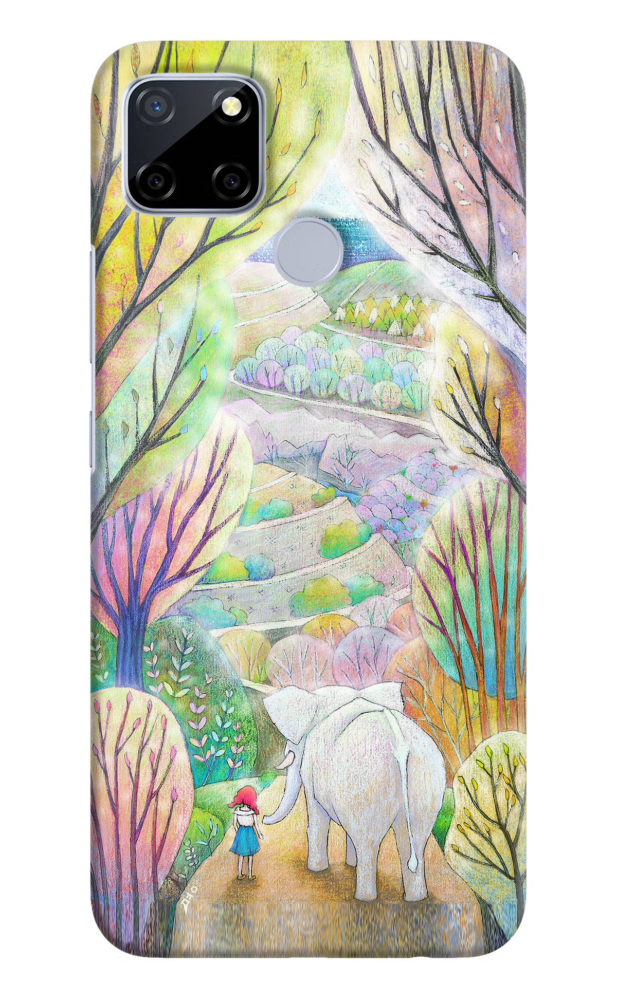 Nature Painting Realme C12/Narzo 20 Hard Case Back Cover by Casekaro