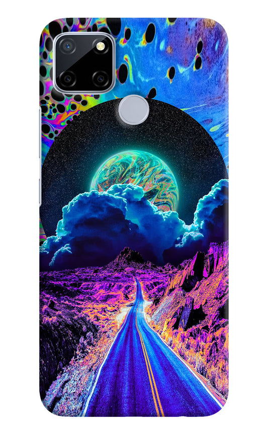 Psychedelic Painting Realme C12/Narzo 20 Hard Case Back Cover by Casekaro