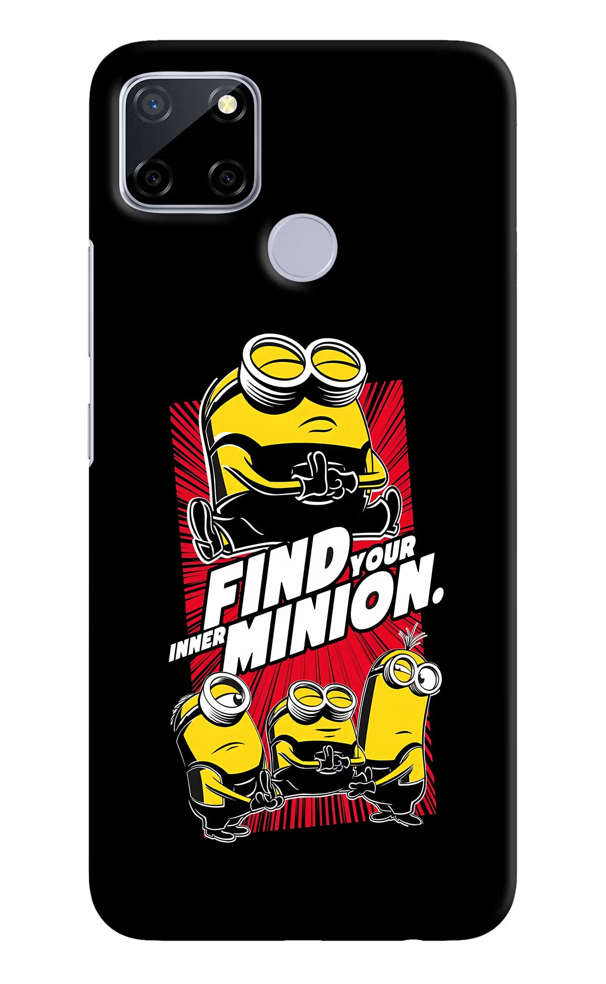 Find your inner Minion Realme C12/Narzo 20 Hard Case Back Cover by Casekaro