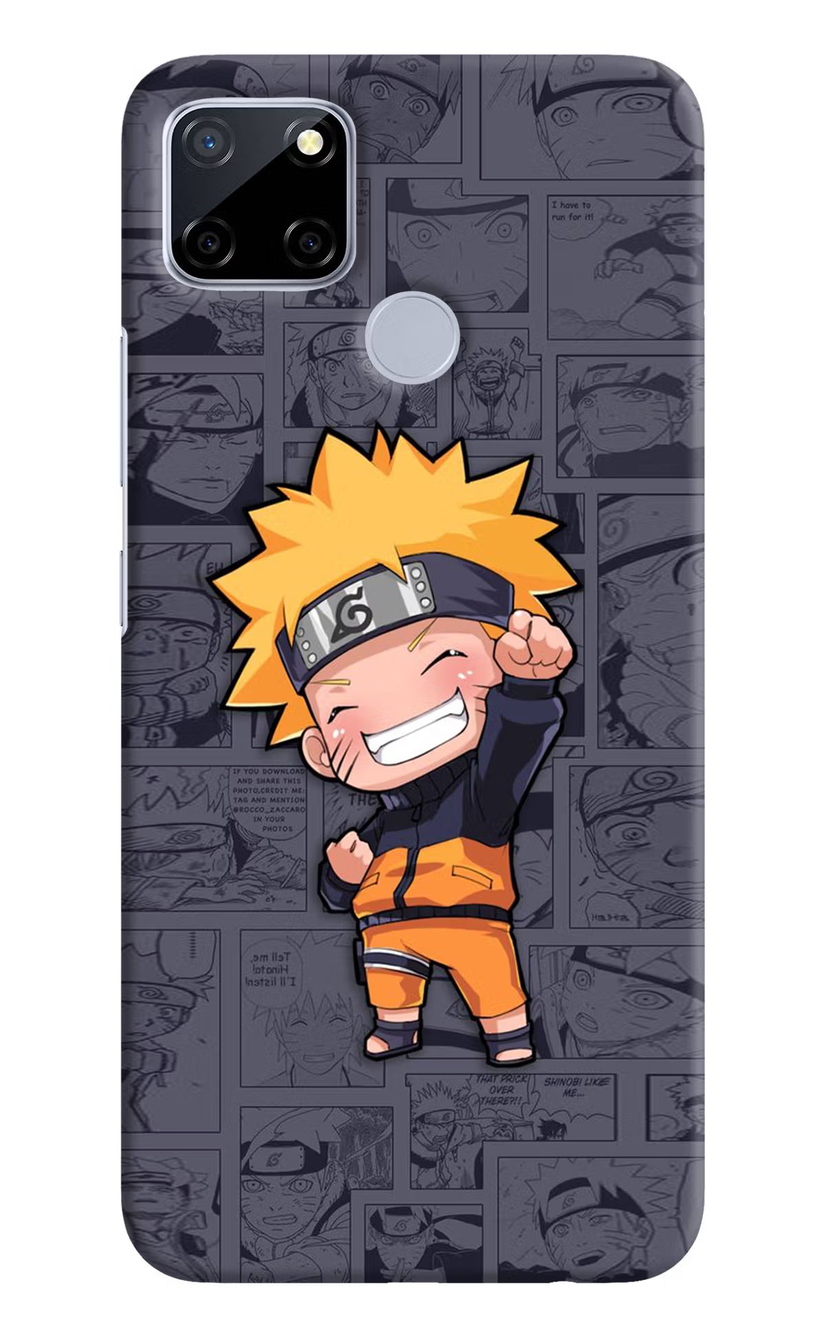 Chota Naruto Realme C12/Narzo 20 Hard Case Back Cover by Casekaro