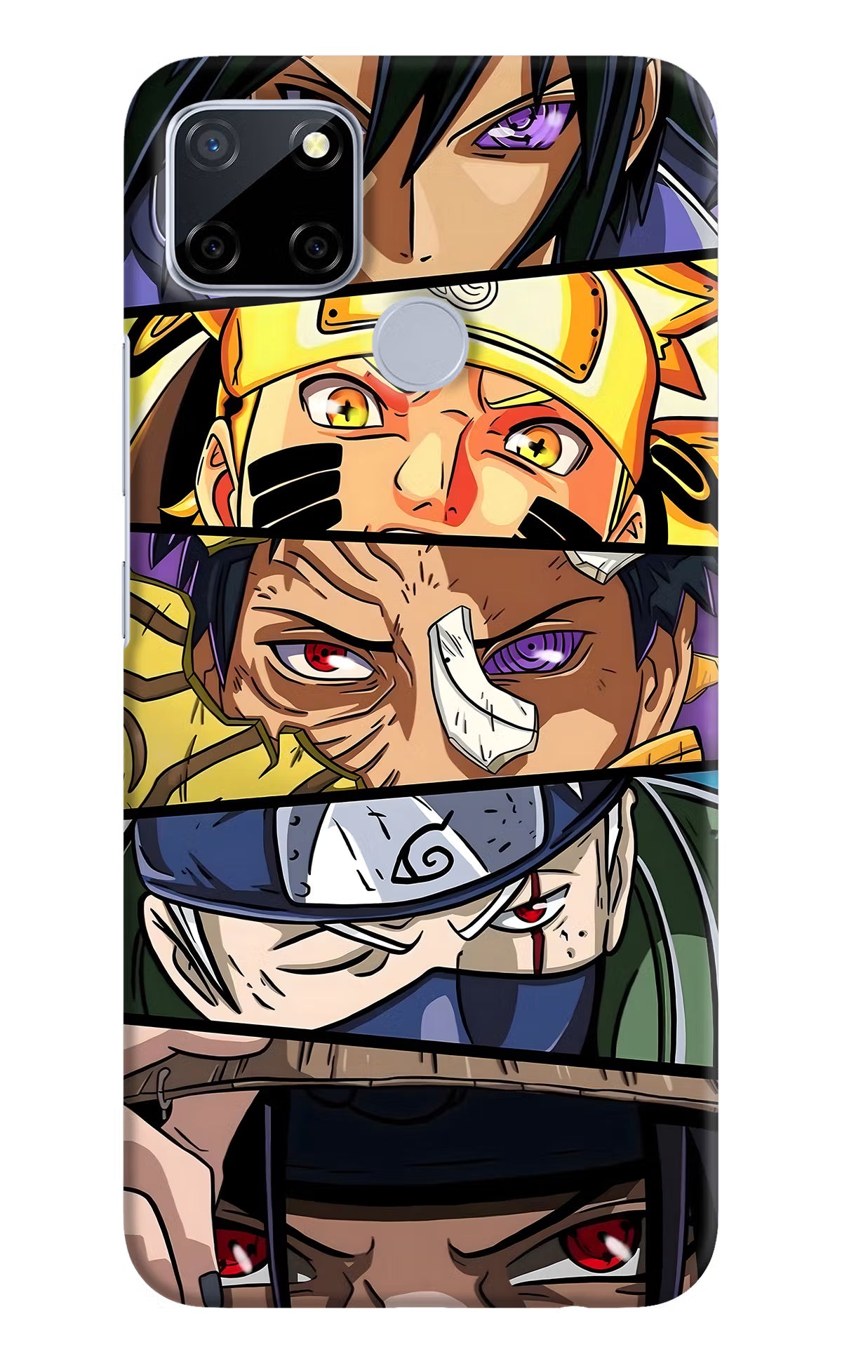 Naruto Character Realme C12/Narzo 20 Hard Case Back Cover by Casekaro