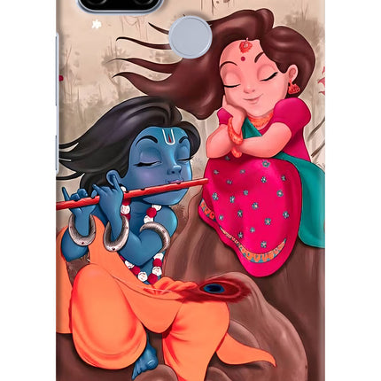 Radhe Krishna Realme C12/Narzo 20 Hard Case Back Cover by Casekaro