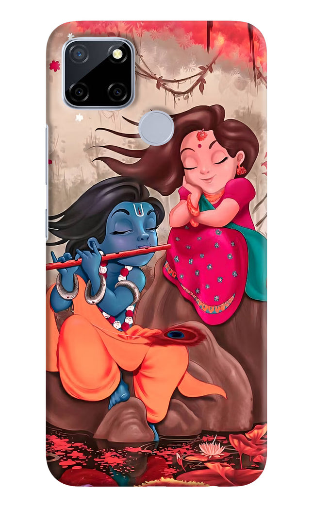 Radhe Krishna Realme C12/Narzo 20 Hard Case Back Cover by Casekaro