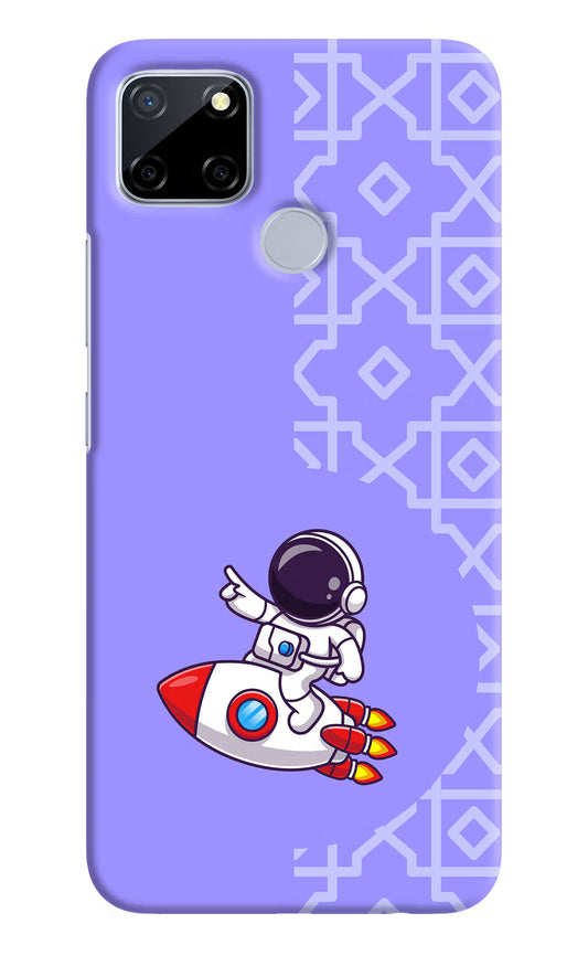 Cute Astronaut Realme C12/Narzo 20 Hard Case Back Cover by Casekaro