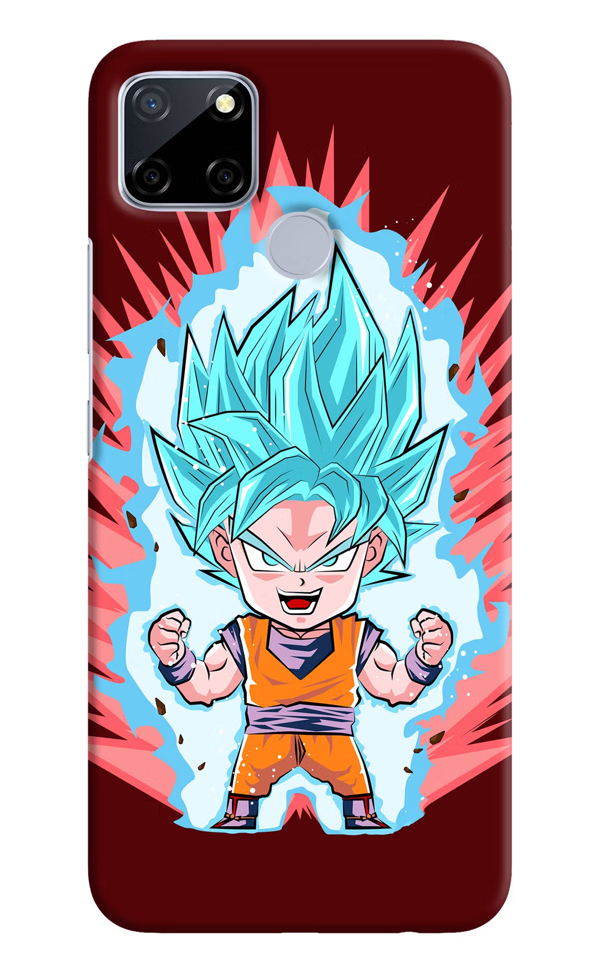 Goku Little Realme C12/Narzo 20 Hard Case Back Cover by Casekaro