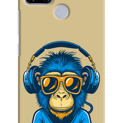 Monkey Headphone Realme C12/Narzo 20 Hard Case Back Cover by Casekaro