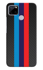 BMW Stripes Pattern Realme C12/Narzo 20 Hard Case Back Cover by Casekaro