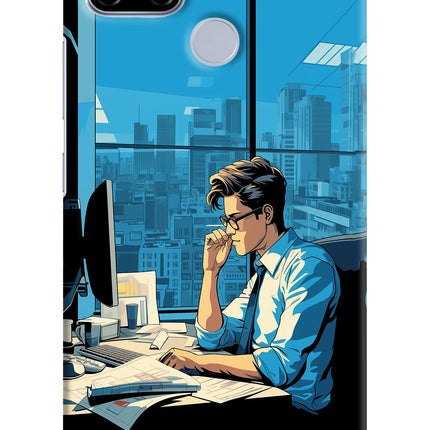 Focused Hustler (AI Generated) Realme C12/Narzo 20 Hard Case Back Cover by Casekaro