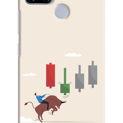 Bull Trading Momentum Realme C12/Narzo 20 Hard Case Back Cover by Casekaro