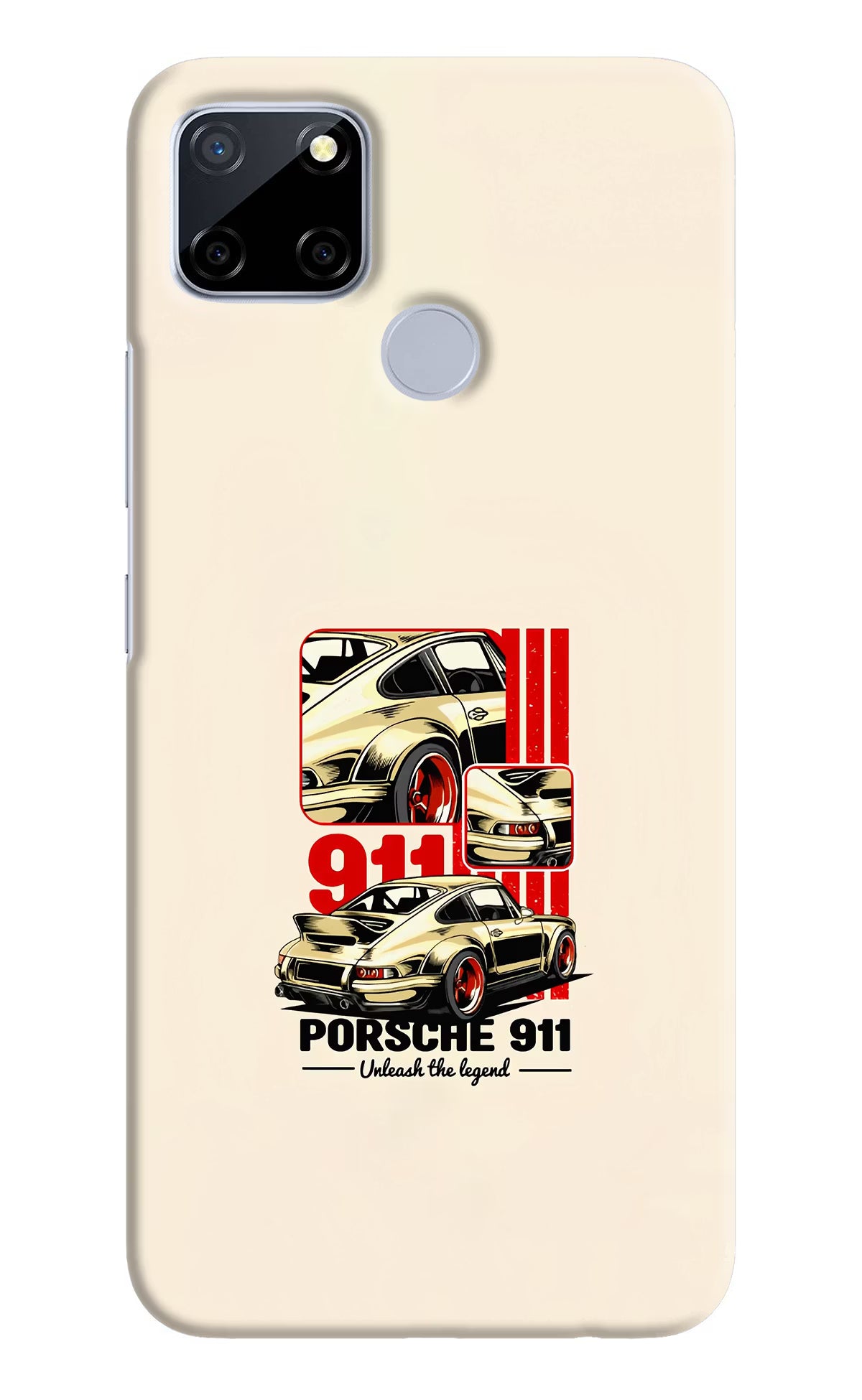 Classic Porsche 911 Realme C12/Narzo 20 Hard Case Back Cover by Casekaro