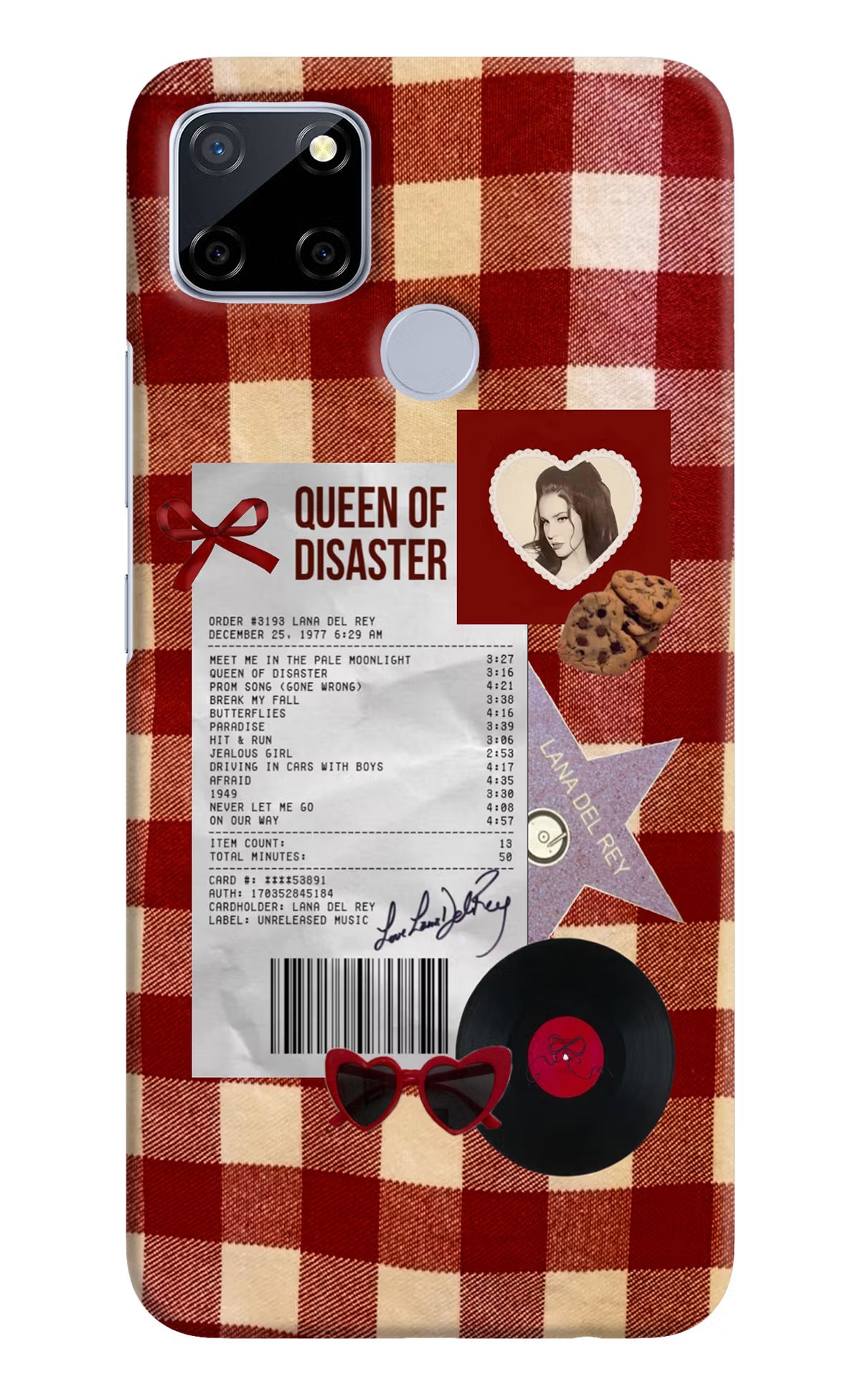 Queen of Disaster Realme C12/Narzo 20 Hard Case Back Cover by Casekaro