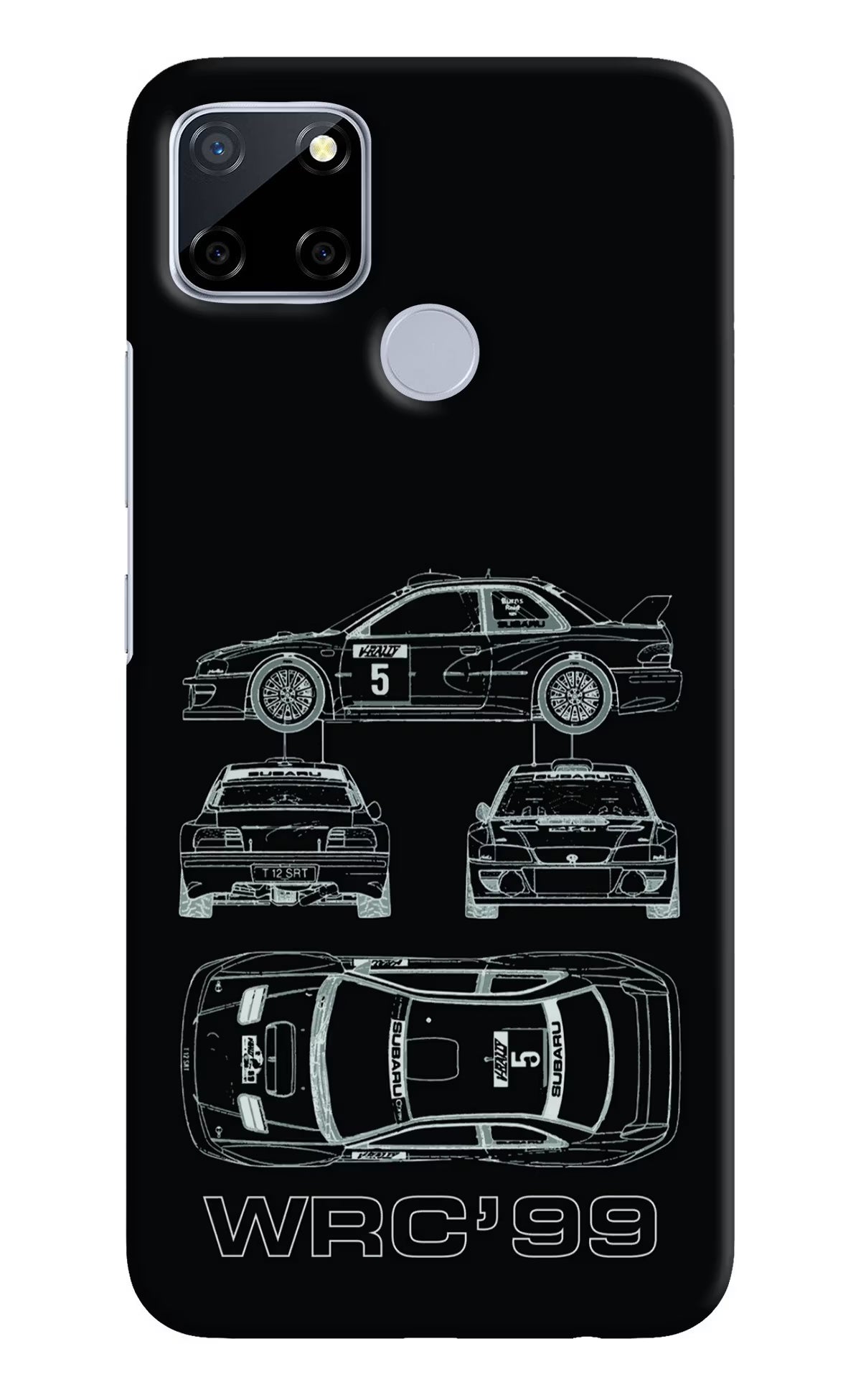 WRC'99 Realme C12/Narzo 20 Hard Case Back Cover by Casekaro