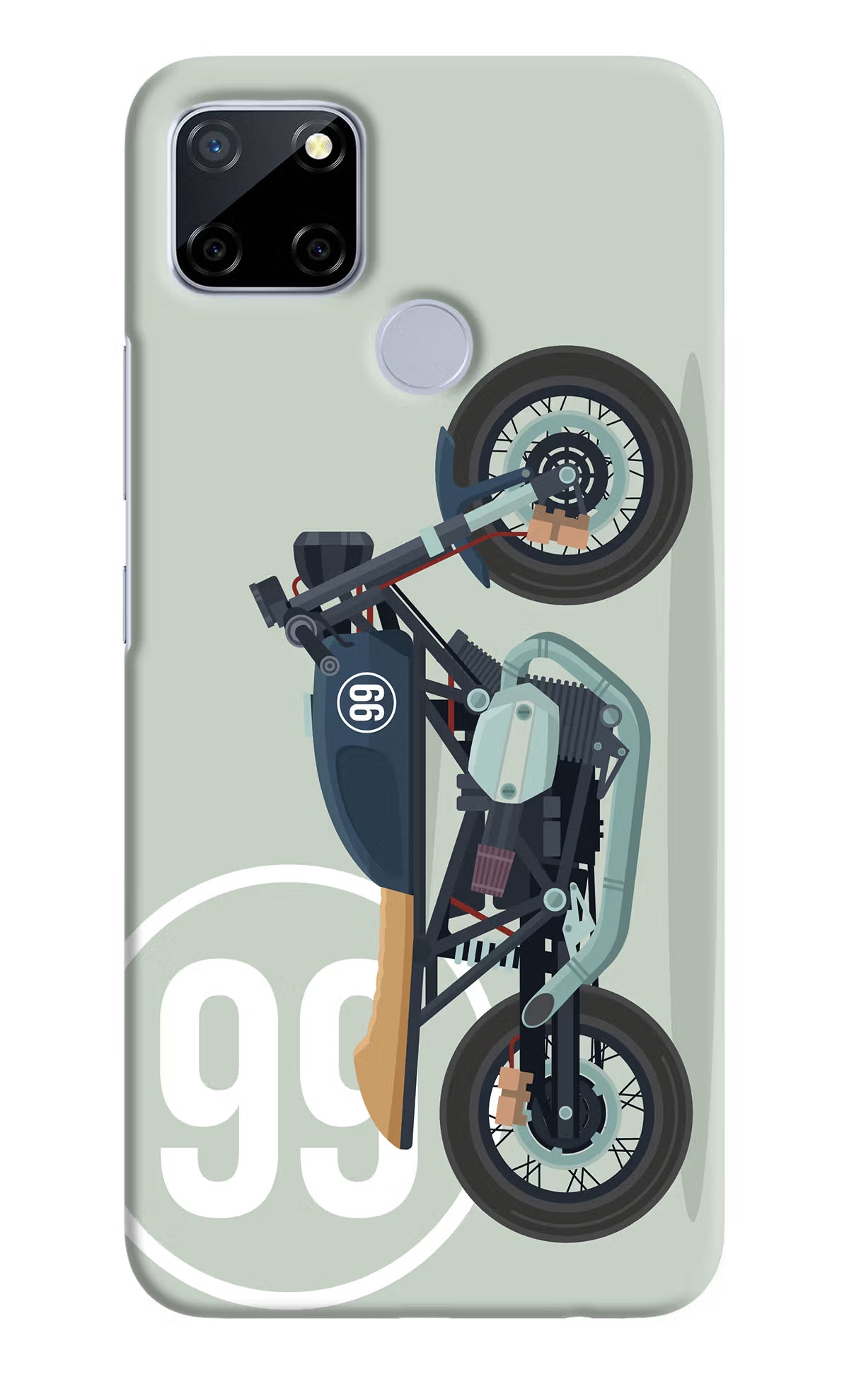 Classic Cafe Racer 99 Realme C12/Narzo 20 Hard Case Back Cover by Casekaro