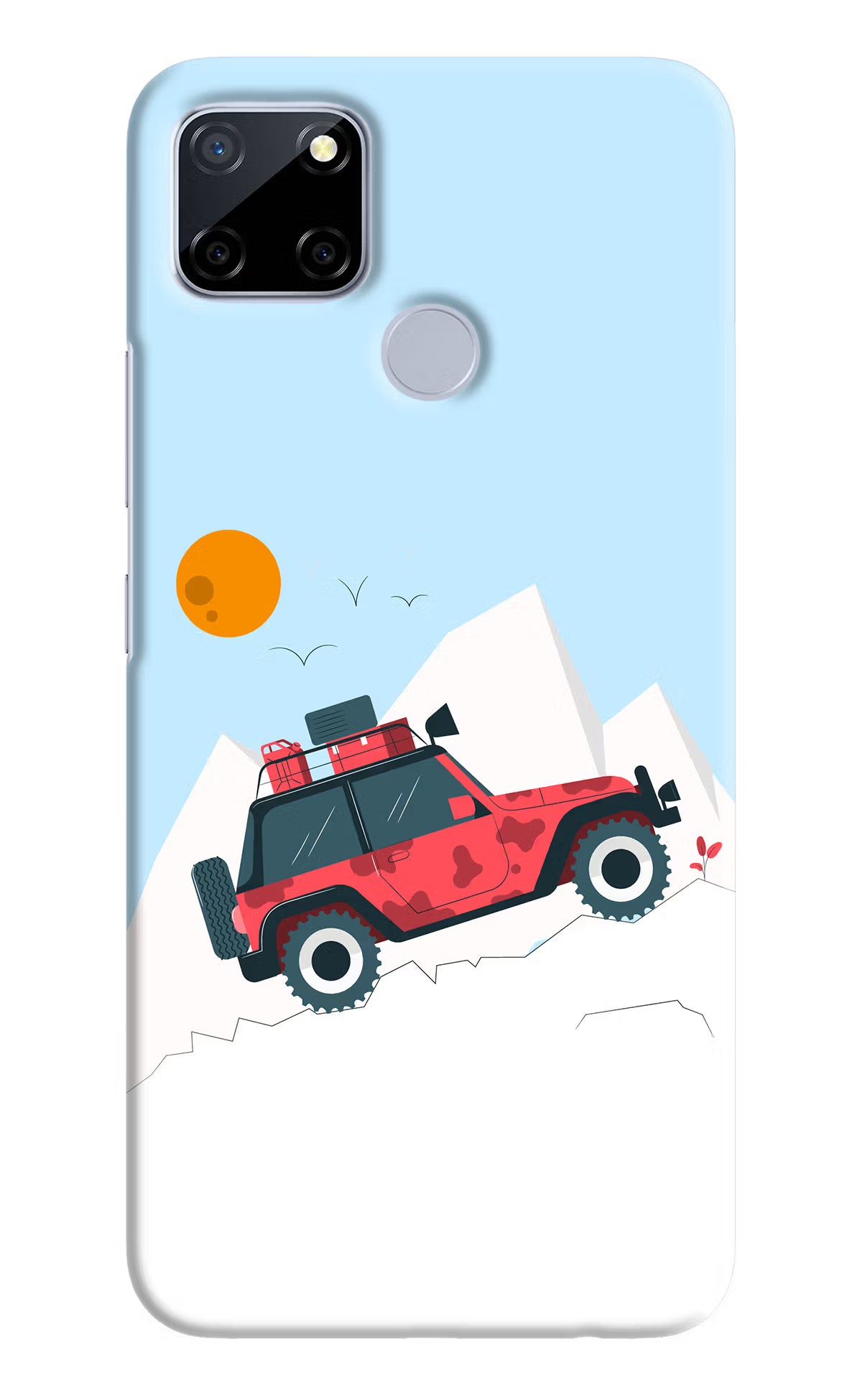 Mountain Trail Beast Realme C12/Narzo 20 Hard Case Back Cover by Casekaro