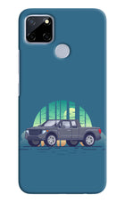 Retro Garage Vibe Realme C12/Narzo 20 Hard Case Back Cover by Casekaro