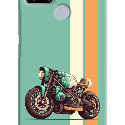 Striped Moto Drift Realme C12/Narzo 20 Hard Case Back Cover by Casekaro