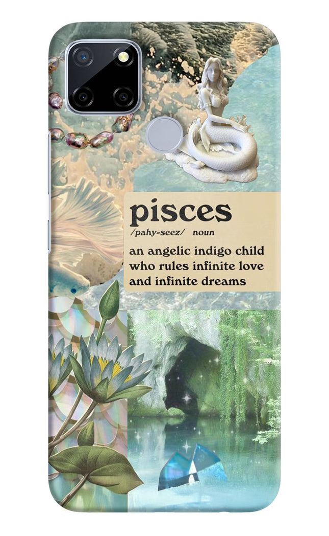 Pisces Zodiac Realme C12/Narzo 20 Hard Case Back Cover by Casekaro