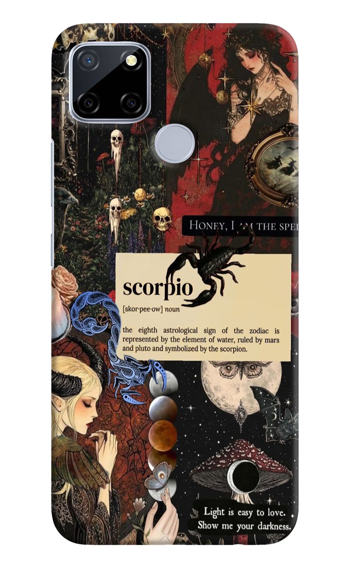 Scorpio Zodiac Realme C12/Narzo 20 Hard Case Back Cover by Casekaro