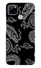 Twin Dragons Realme C12/Narzo 20 Hard Case Back Cover by Casekaro