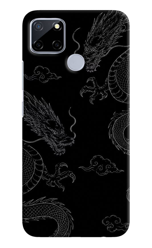 Twin Dragons Realme C12/Narzo 20 Hard Case Back Cover by Casekaro