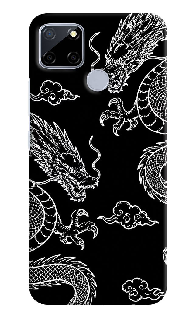 Twin Dragons Realme C12/Narzo 20 Hard Case Back Cover by Casekaro