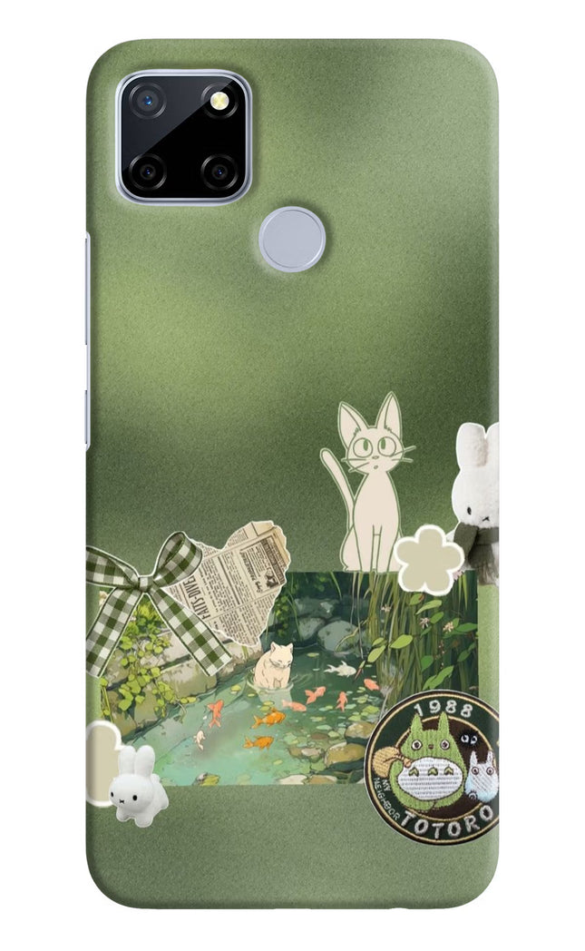 Aesthetic anime Realme C12/Narzo 20 Hard Case Back Cover by Casekaro