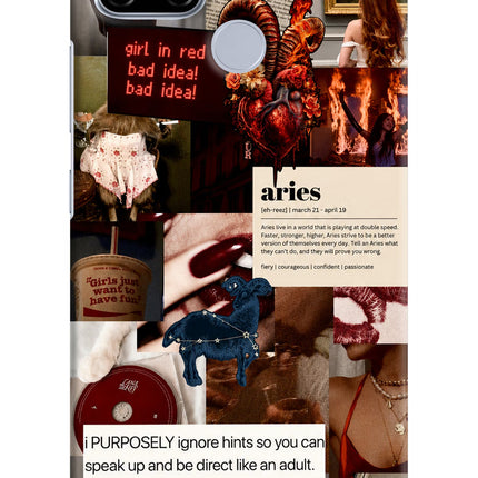 Zodiac Aries Realme C12/Narzo 20 Hard Case Back Cover by Casekaro