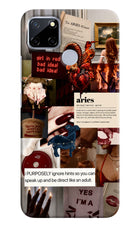 Zodiac Aries Realme C12/Narzo 20 Hard Case Back Cover by Casekaro