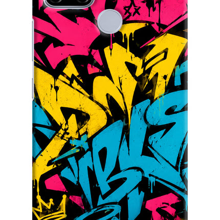 Graffiti Vibe Realme C12/Narzo 20 Hard Case Back Cover by Casekaro