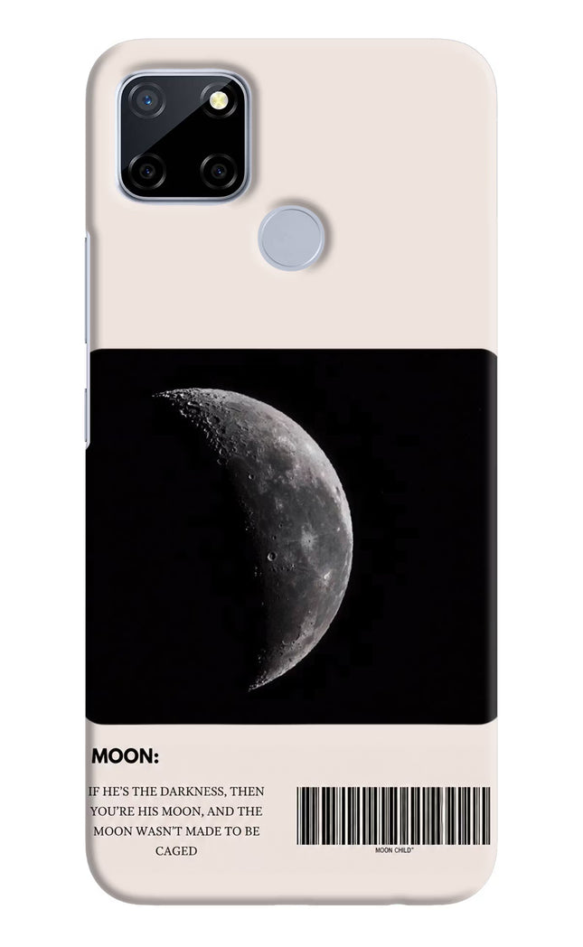 Moon Phase Realme C12/Narzo 20 Hard Case Back Cover by Casekaro