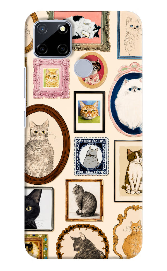 Mirror Cats Realme C12/Narzo 20 Hard Case Back Cover by Casekaro
