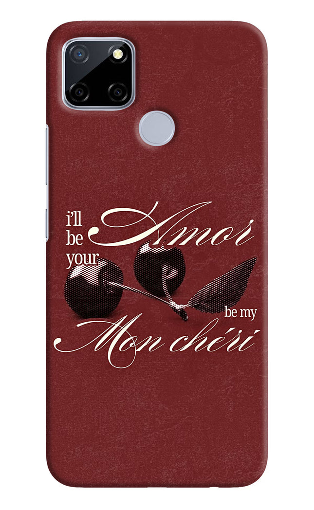 Velvet Cherry Realme C12/Narzo 20 Hard Case Back Cover by Casekaro