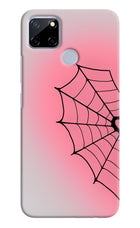 Pink Web Realme C12/Narzo 20 Hard Case Back Cover by Casekaro