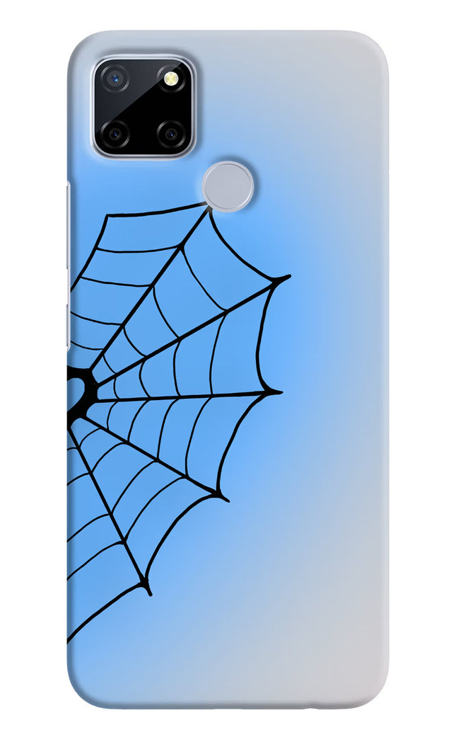 Blue Web Realme C12/Narzo 20 Hard Case Back Cover by Casekaro