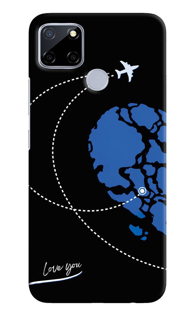 Love Orbit Realme C12/Narzo 20 Hard Case Back Cover by Casekaro