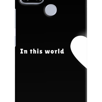 This World Realme C12/Narzo 20 Hard Case Back Cover by Casekaro